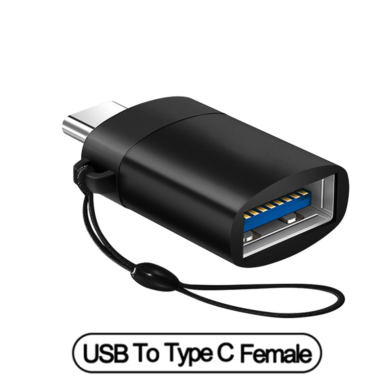 Adaptador USB tipo C a USB 3,0 hembra tipo C a Micro USB, adaptador lightning para MacbookPro, Xiaomi, Huawei, OTG tipo c: USB to Type C - I