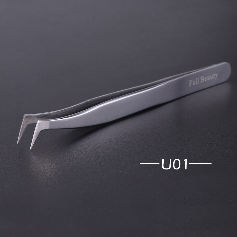 4 rodzaje prostych, zakrzywionych, tęczowych pęustawić robić przedłużania rzęs, makijażu, manicure, precyzyjnego wybierania, profesjonalnej pęsety robić brwi, fbt 1-4: U01