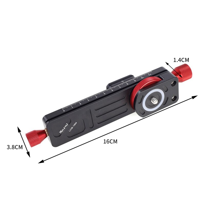 Xiletu LCB-16M Mini Macro Fotografie Slider Desktop Draagbare Slider Voor Camera Macro Time-Lapse Fotografie