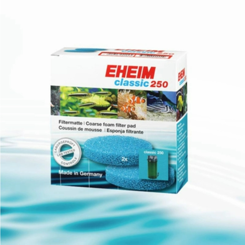 EHEIM Classic 2211/2213/2215/217 Fein- und Grobschaumstoff-Filterpad für mechanische und biologische Filtration: Grau