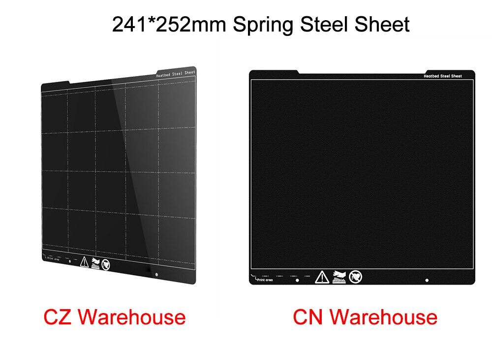 3D Printer Parts Clone I3 MK3 Magnetic Heatbed MK52 24V+MK3 Spring Steel Plate Platform+PEI Sheet for MK3/MK3S Heated Bed Printe: Steel and 1PC PEI