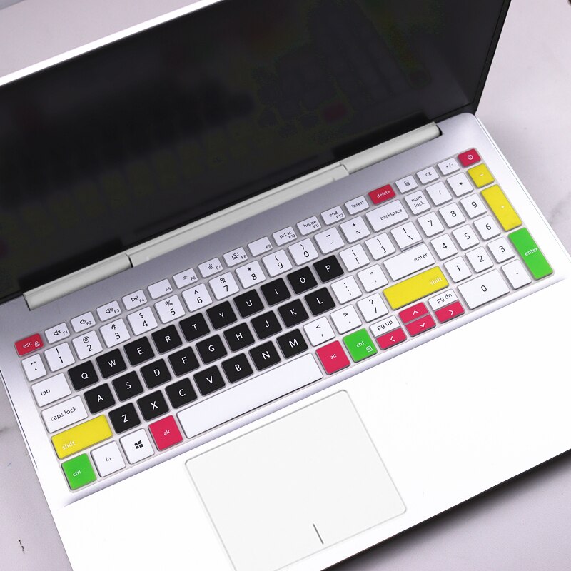 Laptop Keyboard Cover skin Protector for Dell Inspiron 15 3000 3501 3502 3505 3593, inspiron 15 5501 5502 5505 5508: candyblack