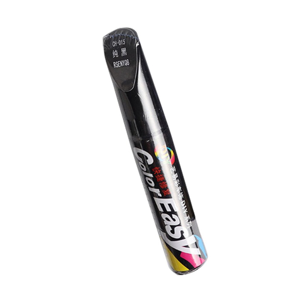 Bil special touch up penna pärlvit röd svart silver billack yta för att repa reparation lack reparation skönhetsverktyg: Svart