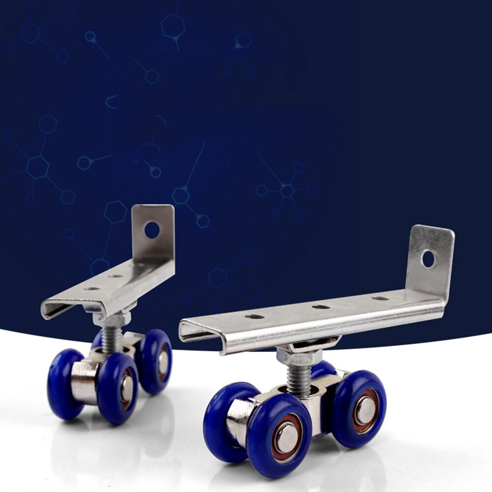 Door Hanging Wheels Furniture Wardrobe Wood Zinc Alloy Sliding Door Hardware Roller Bear