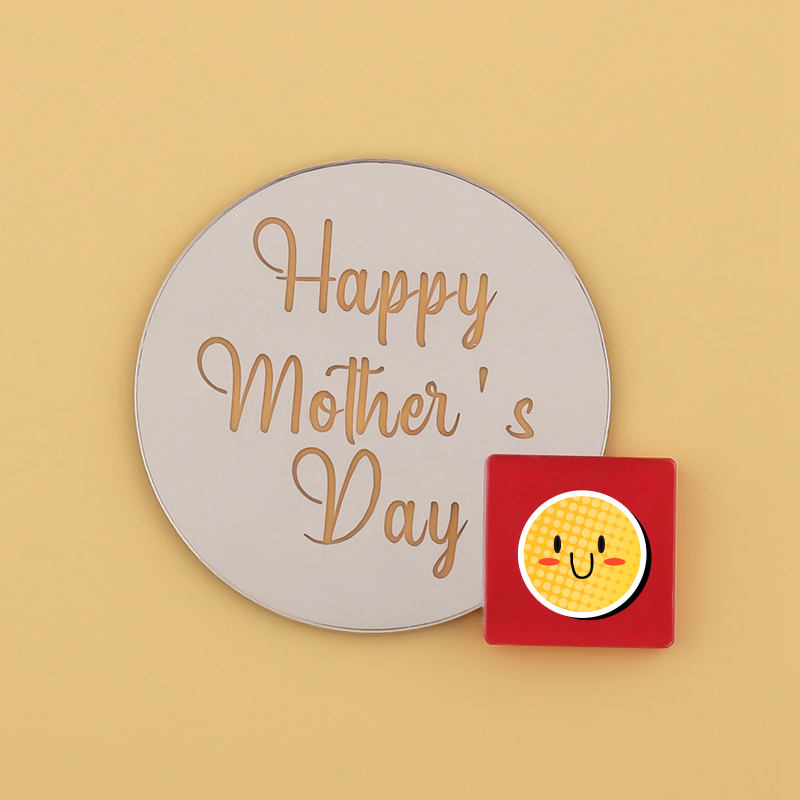 10 Stück Happy Mother's Day Kuchenaufsätze Aus Acryl – Süße Blumen-Deko Für Muttertagskuchen & Cupcakes