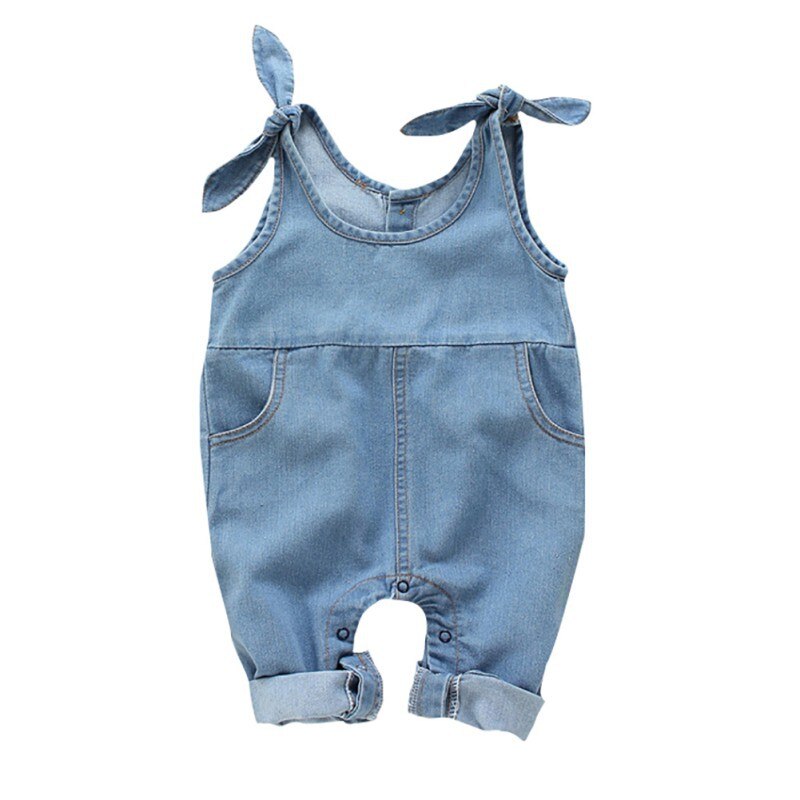 bambino Tute E Salopette Del bambino di Modo Delle Ragazze Della Bretella Del denim Dei Pantaloni Del bambino Del Cotone del Ragazzo di Ingombro Ragazze di Nuova proprietà Carino Tute E Salopette Pantaloni per I Bambini