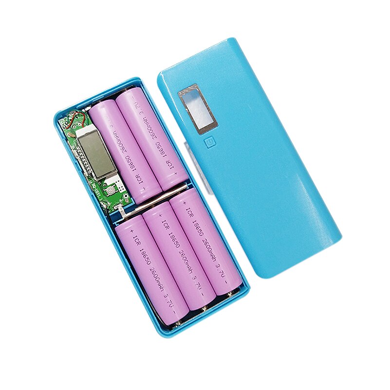 Battery DIY Power Bank Shell Portable Battery Powerbank Box Case with Digital LCD Display For Xiaomi iPhone Samsung
