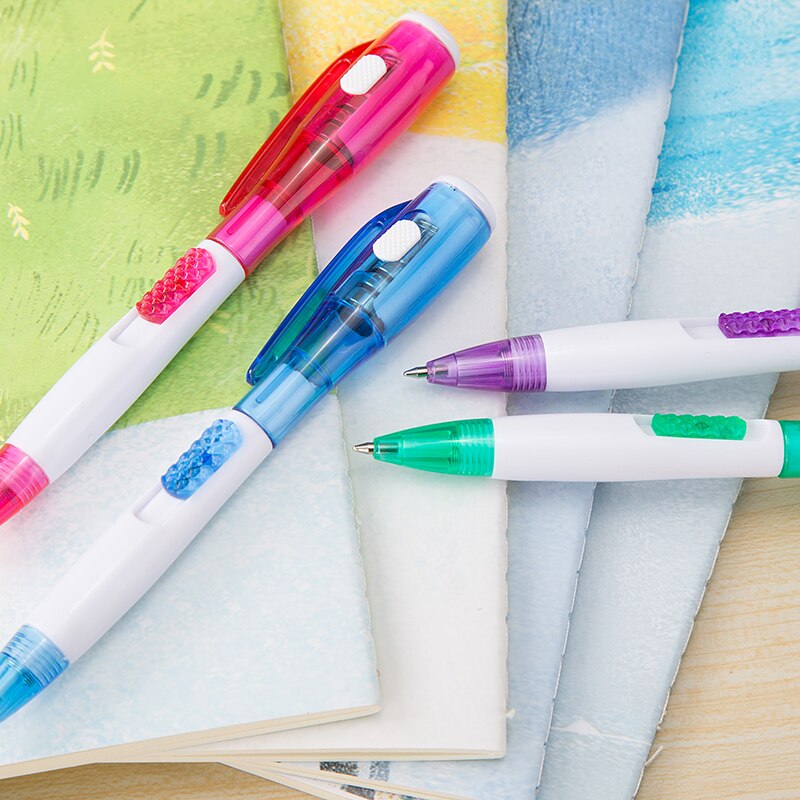 Ayron ball pen with light torch pen Led multifunciton pen stationery office kids children school ball pen writing toolgifts