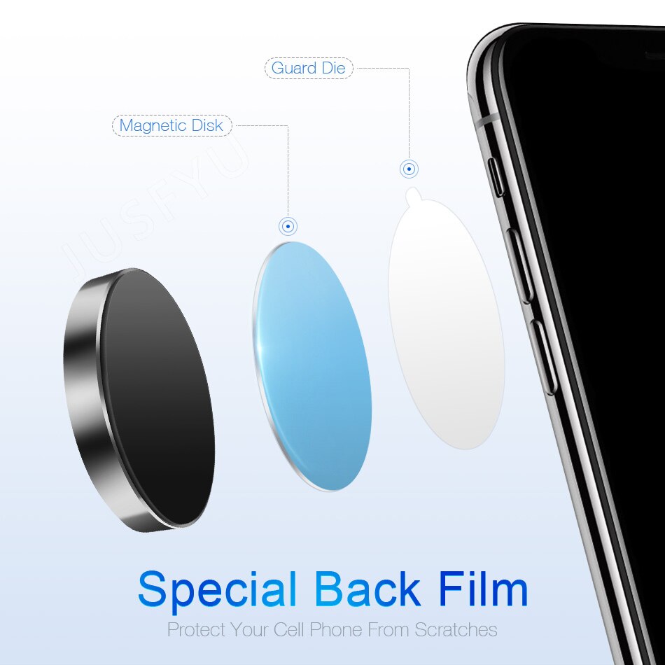 3M Metal Plate Disk iron Sheet For Magnet Mobile Cell Phone Holder For Magnetic Car Air Vent Mount Phone Stand Mount Support