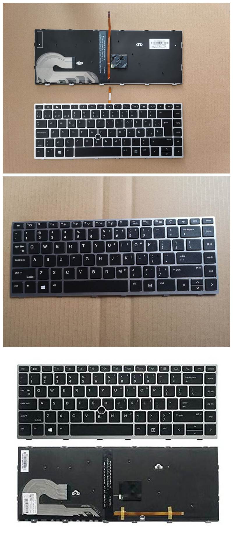 Nieuw Voor Hp Elitebook 745 G5 840 G5 Keyboard Us/Spaanse Layout Backlit