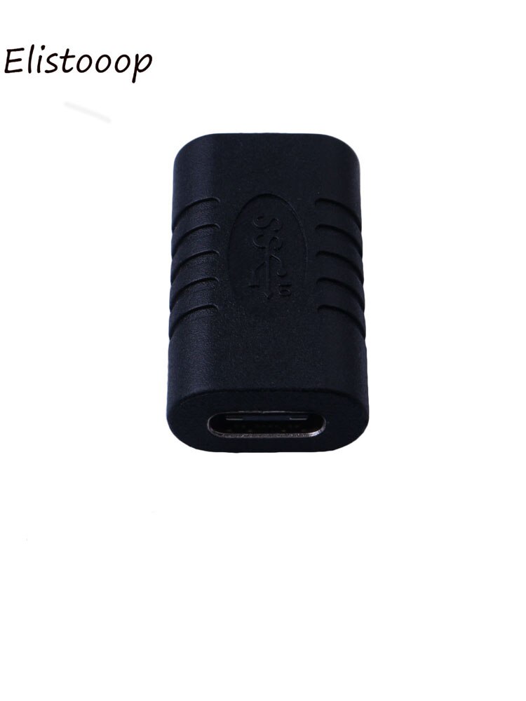 Usb 3.1 type c forlengelse usb-c-kontakt kvinnelig til kvinnelig kjønnsveksleradapter til samsung huawei xiaomi