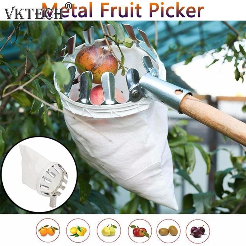 Onvenient Fruitplukker Tuinieren Vruchten Collection Picking Hoofd Tool Fruit Catcher Apparaat Kas Tuingereedschap