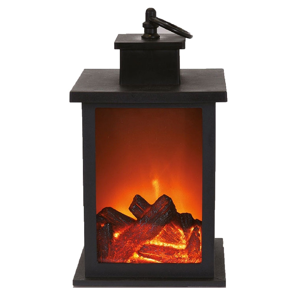 LED cheminée lanterne veilleuse suspension lampe sans flamme bûche feu effet Vintage lampe noël décoration de la maison 4 pièces