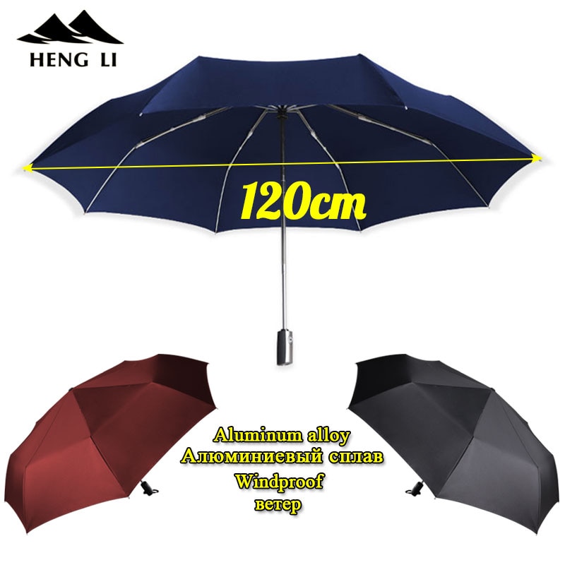 Brand 120cm Large Folding Umbrella Men Rain Woman Double Golf Business Paraguas Automatic Windproof Umbrellas