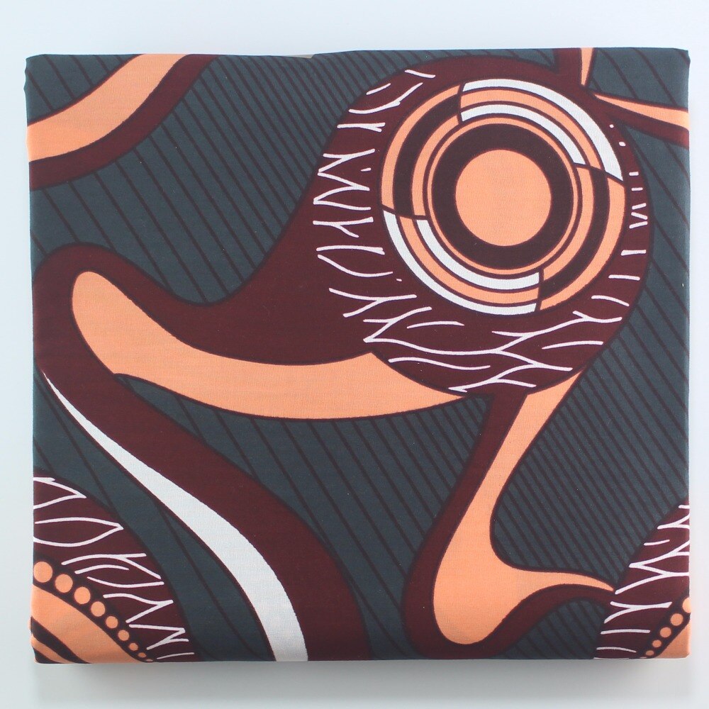 Navy Ankara Fashionable 100% cotton ghana wax print fabric african real duch veritable wax