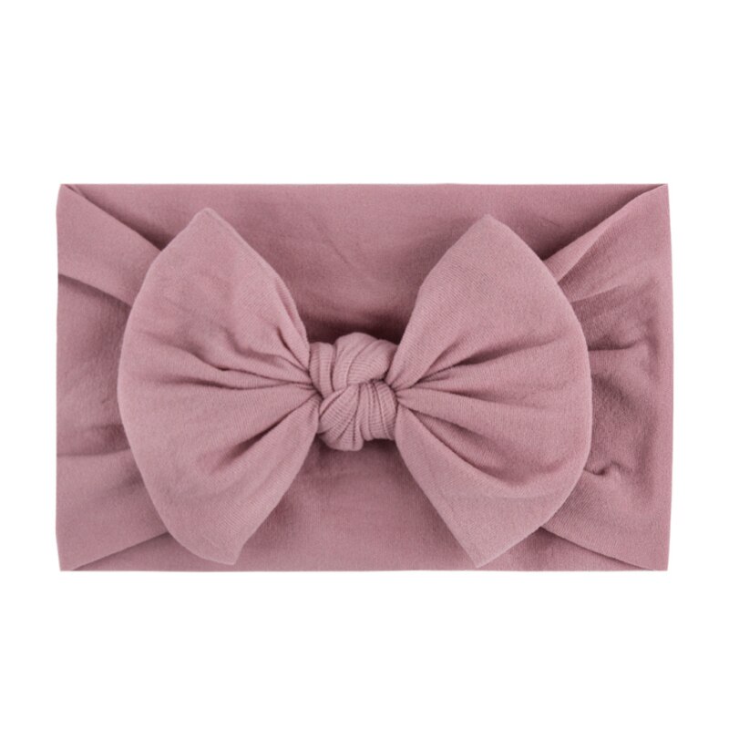Baby Junge Mädchen Einfarbig Bowknot Stirnband Headwear Nahtlose Super Weiche Hairband Nette Haar Zubehör freundlicher Zubehör: 12