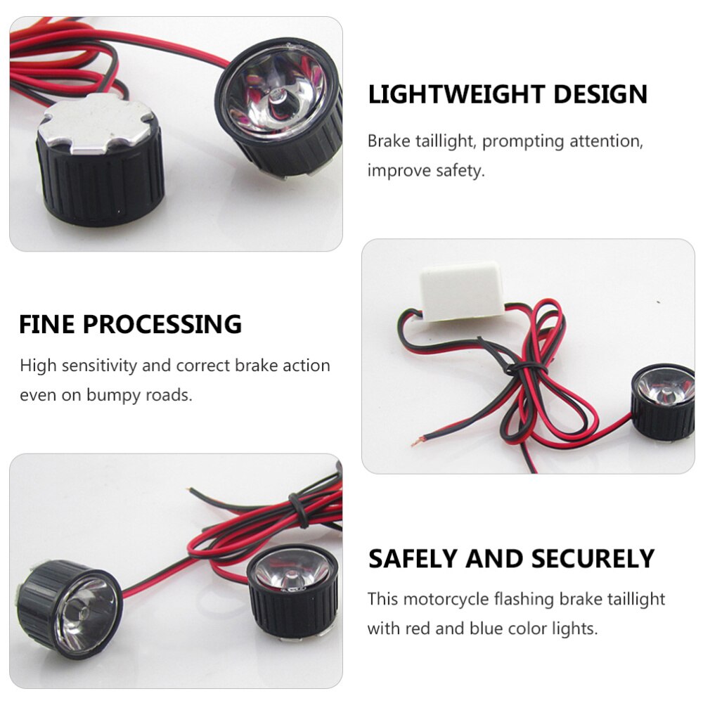 Remloop achterlicht draagbaar praktisch nuttig duurzaam nacht achterlicht motorfiets achterlicht knipperend led achterlicht