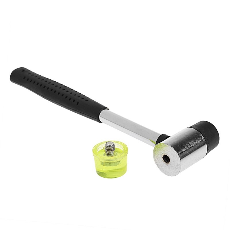 25Mm Dubbele Gezicht Soft Touch Hamer Rubber Hamer Lederen Diy Gereedschap