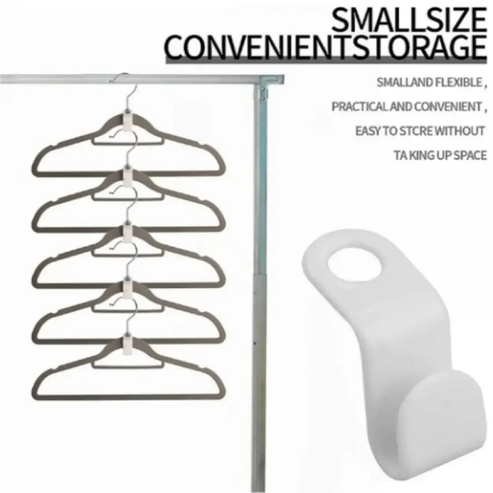 Stacking Hangers Storage Boxs Clothes Racks Hooks Closet Connection Hook 20/10Pcs Coat Plastic Extension Clip Save Space Hanger