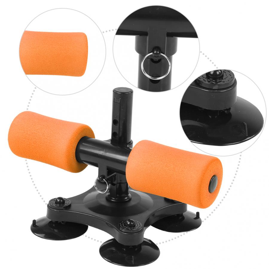 Sit-Ups Exerciser Bar Steel Abdominal Exercise Device Indoor Fitness Machine Ab Muscle Training Workout Assistant Equipment