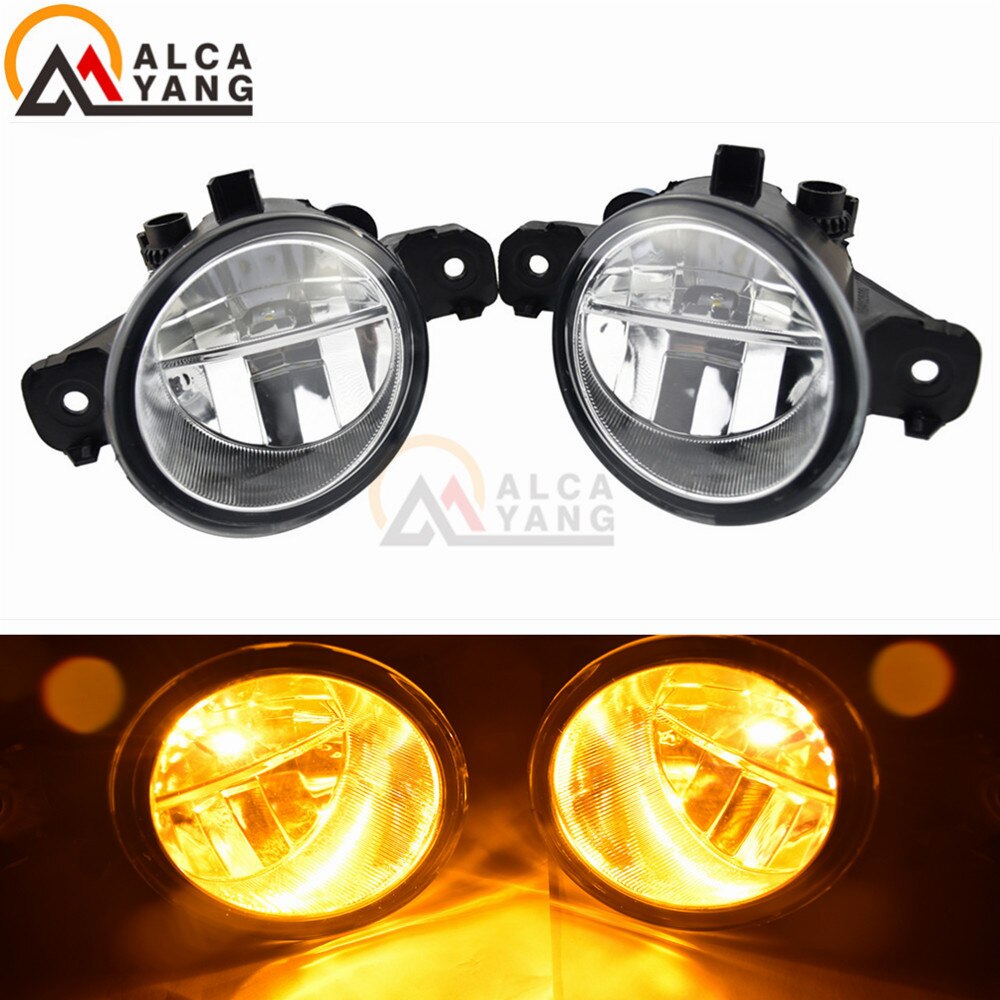 2 Stuks 12V Led/Halogeen Mistlampen Lights Drl Refit Voor Nissan Qashqai/Qashqai + 2 (j10, JJ10) 2007-2012og Lichten