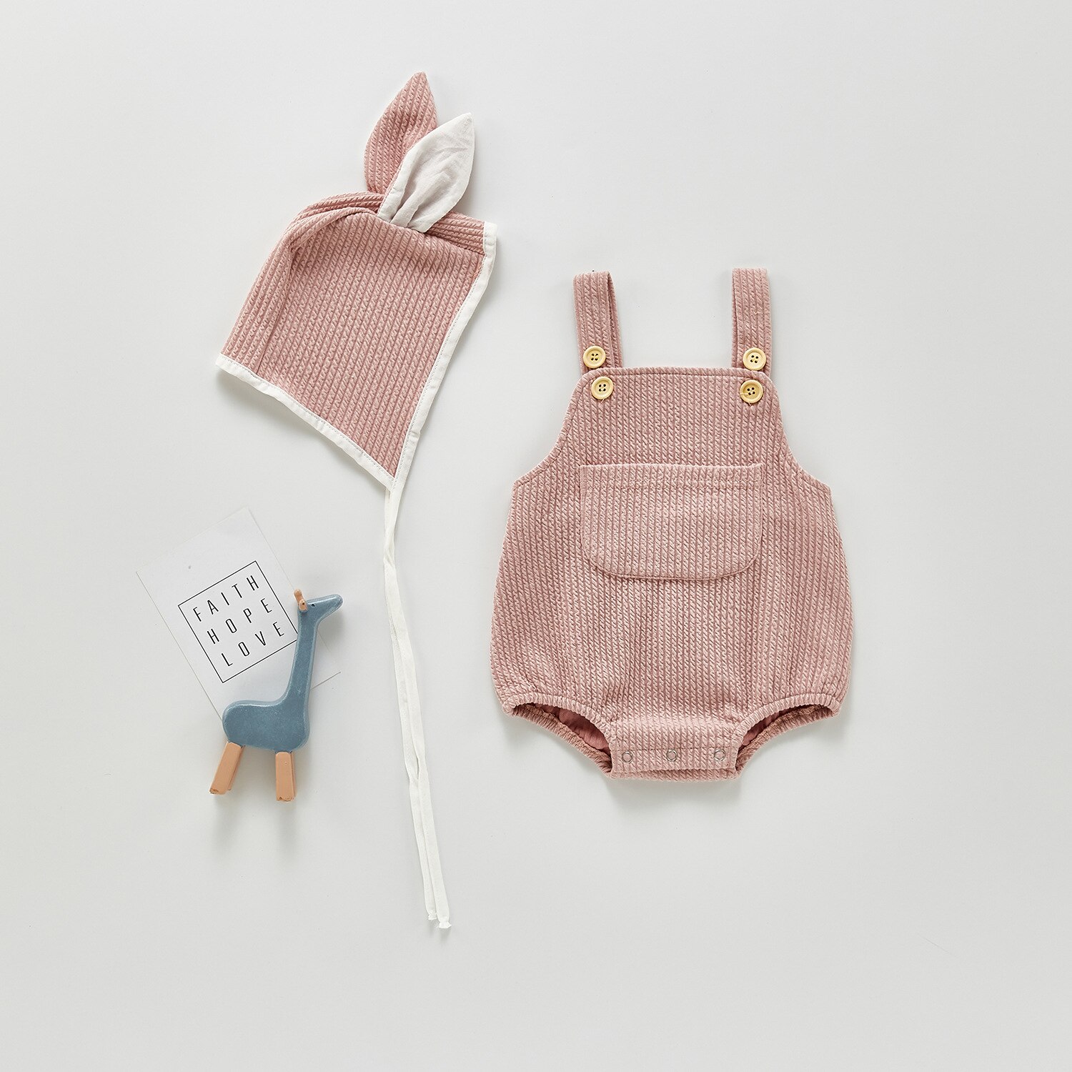 2 Stuks Set Baby Boy Bodysuit Meisjes Kleding Set Lente Baby Katoenen Jumpsuit + Hoeden Peuter Baby Jongens meisjes Outfits