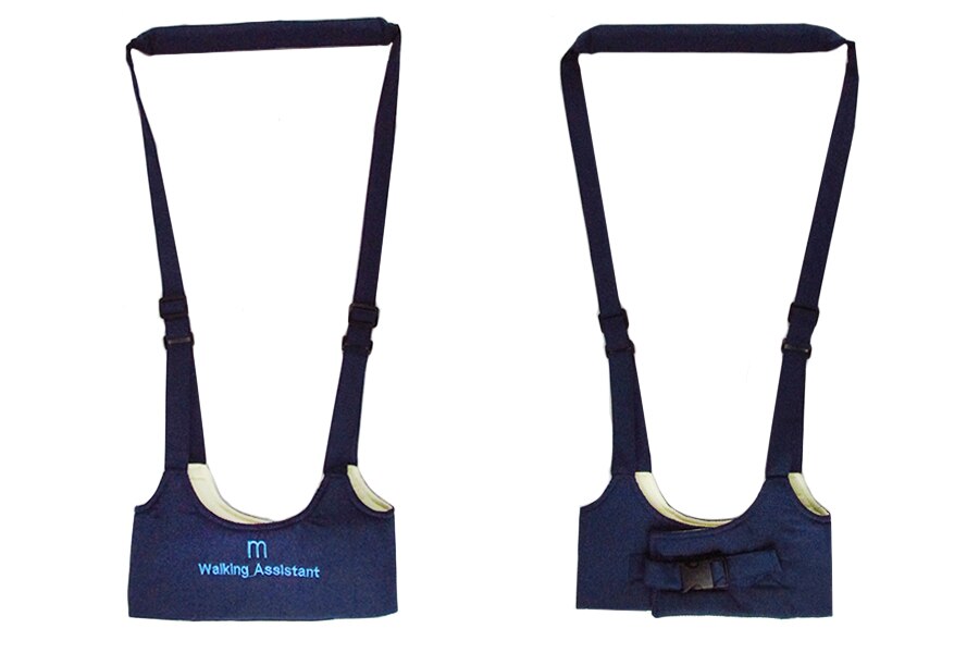 Imbracatura sicura per bambini imbracatura ragazzo apprendimento imbracatura da passeggio cura aiuto per neonati cintura da passeggio: in profondità blu