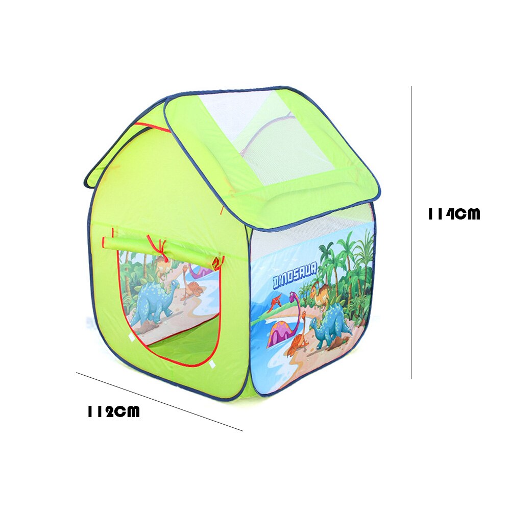 freundlicher Zelt drinnen-draussen-Spiel Haus Ozean Ball Schwimmbad Abnehmbare Klapp Karikatur Ebene Ozean Dinosaurier Baby Zelt Spielzeug