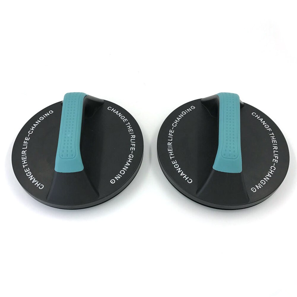 1 Pair Round Fitness Non-Slip Portable Rotating Handles Push-ups Muscle Training Workout Grips Arm Strength Push-ups Frame