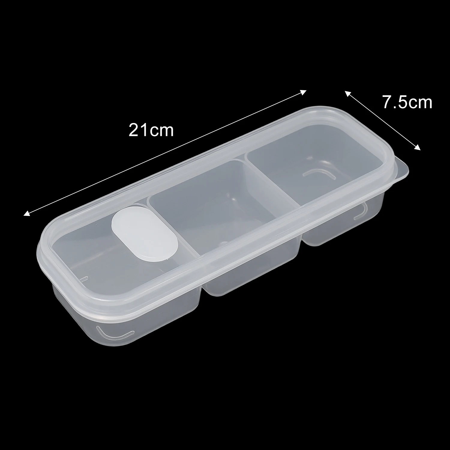 1/10Stck Kunststoff schärfer Kasten Kühlschrank Fleisch Erhaltung Kasten Gemüse Obst Lagerung Container Küche Fleck Mittagessen Versiegelt lagerung: Grau / 4.25 Zoll