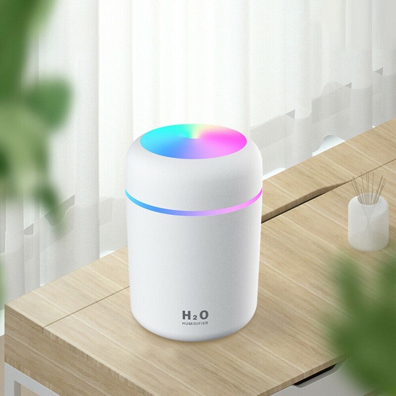 Humidificador de aire ultrasónico LED, generador de niebla para el hogar, aromaterapia eléctrica USB