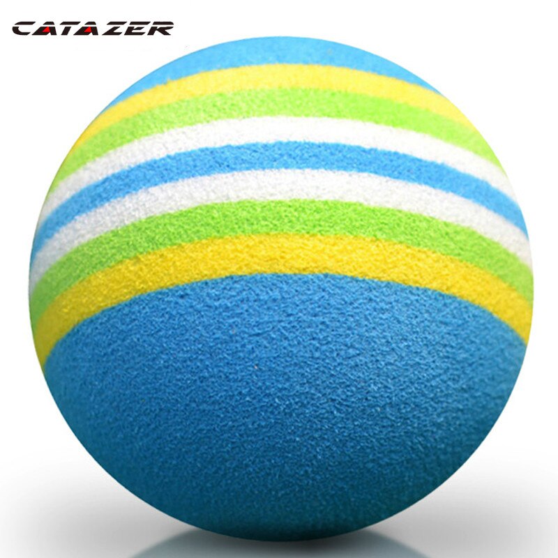 Catazer indoor golf swing training zachte sponsballen blauw rood 42.6mm hardheid 75 golfspel golfbenodigdheden accessoire golfbal