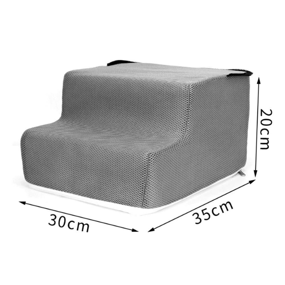 Escalier de lit pour animaux de compagnie échelle 2/3 marches amovible antidérapant rampe d'escalade lavable détachable chien lit échelle chat chien rampe chiot fournitures