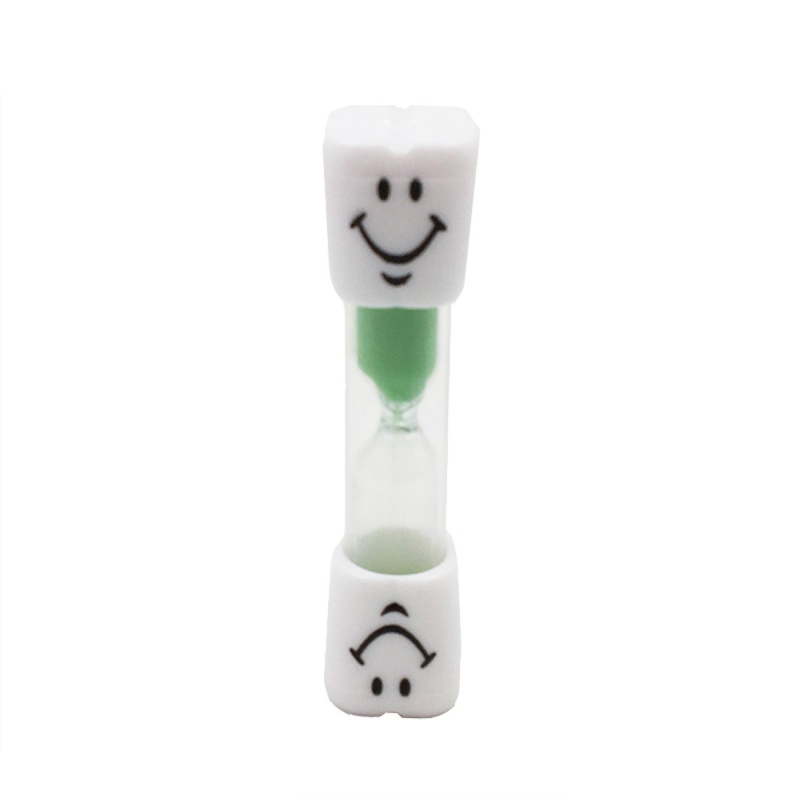 Portable Home Kitchen Cooking Timer Cartoon Smiling Face Hourglass Sand Clock Timer 3 Minutes Timer For Tea/Cafe