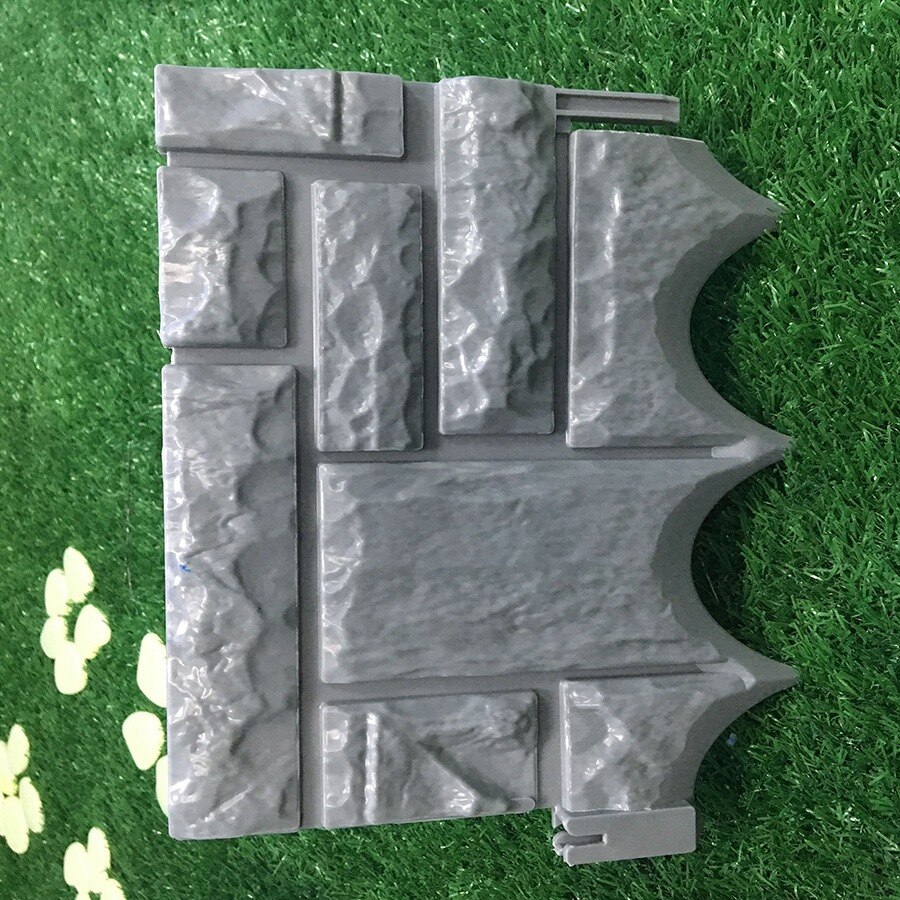 6Pcs Garden Fence Plastic Fencing Lawn Grass Edging Barrier Garden Yard Plant Flower Bed Border Fence