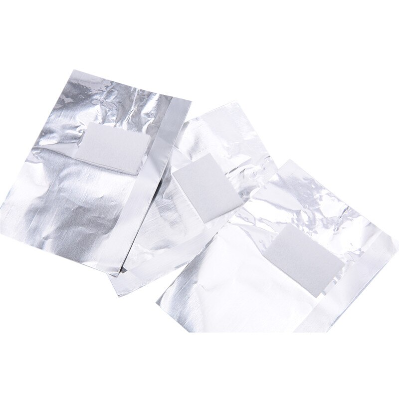 100 Stks/pak Gel Removal Wrap Aluminiumfolie Nail Art Losweken Acryl Gel Nagellak Nail Wraps Remover Cleanser Make gereedschap