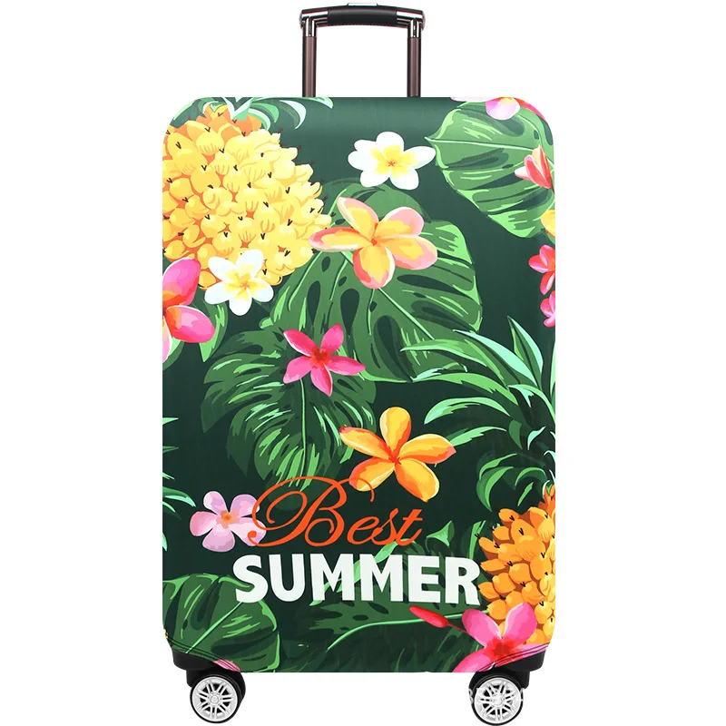 Travelite kofferhoes M blue/white 020918-Blauw