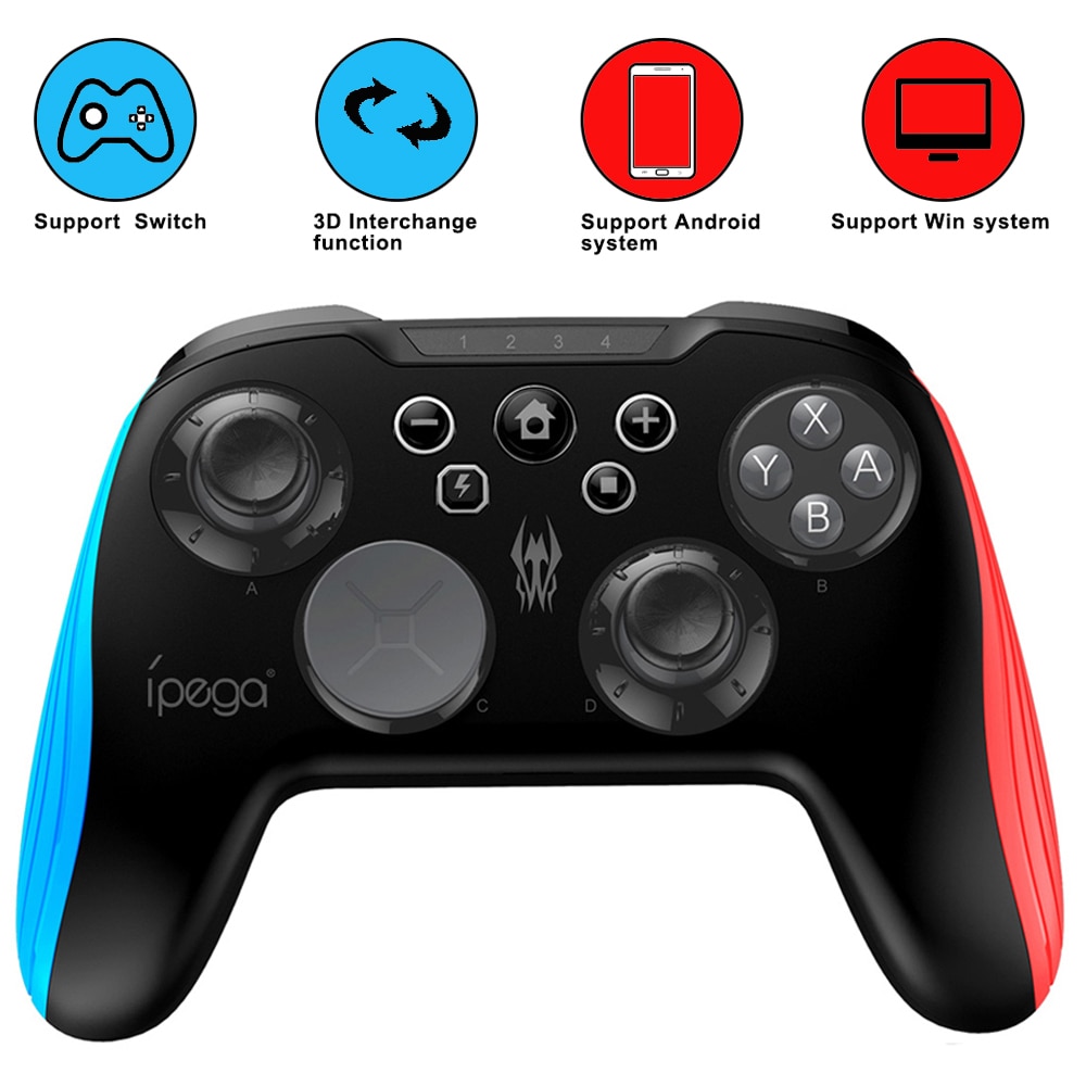 Ipega 9139 gamepad til nintendo switch konsol bluetooth trådløse gamepads spil controller joystick til android tablet pc telefon