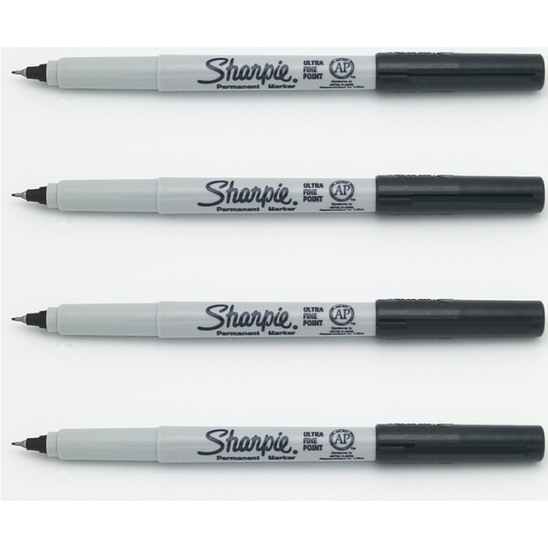 Sharpie 37002 Permanente Marker Ultra Fijne Punt Olie Waterdicht Inkt Zwart Blauwe Verf Marker Pen Sharpies Markers Pennen