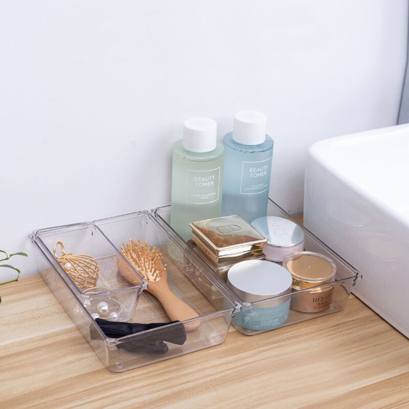 Storage Drawers Plastic Storage Organizer Drawers For Makeup Clothes Tableware Organizer Box Kitchen Desktop Organizer