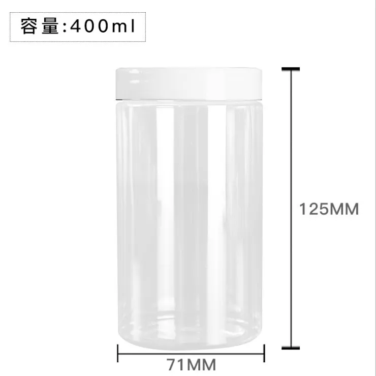 Doorzichtige PET-plastic potten 150 ml 200 ml 250 ml Transparant leeg cosmetisch masker Crèmewasverpakkingscontainers Potten met deksels: Chocolade