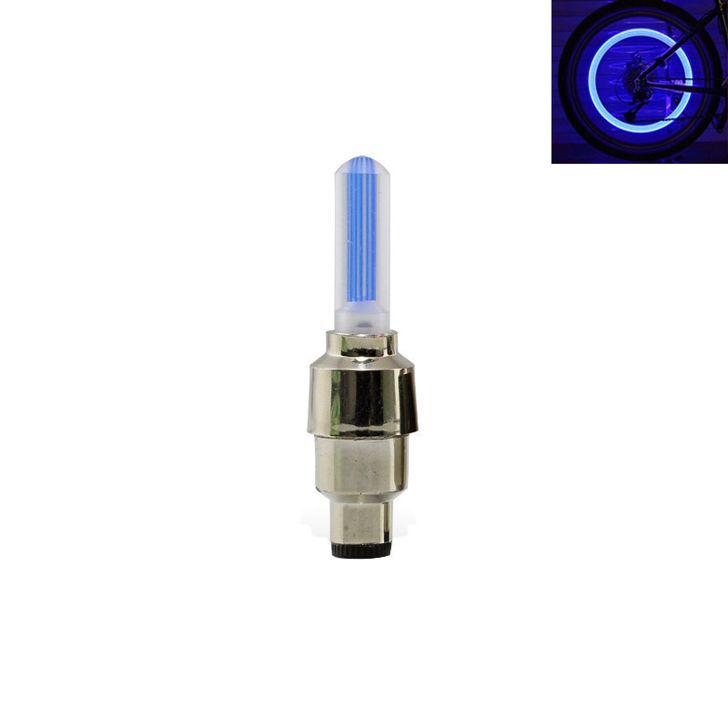 Neon lys dæk hjul ventil hætte lys led flash bil dæk ventil hætter luft cover dæk fælg ventil hjul spindel hætte cykel lys