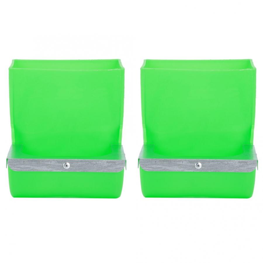 Skåle 2 stk 13.5cm kanin mad foder skål trug foder kaniner avlsudstyr værktøj frugt tallerken skål