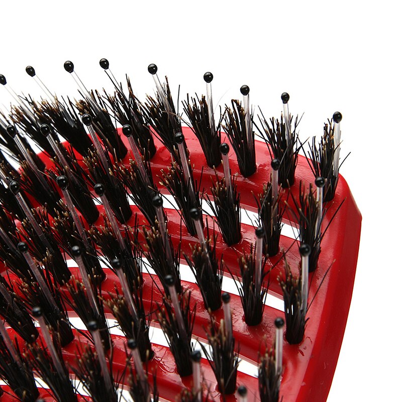 Haar Kopfhaut Massage Kamm Haarbürste Borsten Nylon Frauen Nass Lockige Detangle Haar Pinsel für Salon Friseur Styling Werkzeuge