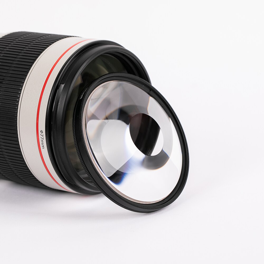 77mm verwischen Effekte Kamera Filter Kaleidoskop Strudel DSLR Fotografie Vordergrund Spezielle Filter Prisma Objektiv See DSLR Zubehör