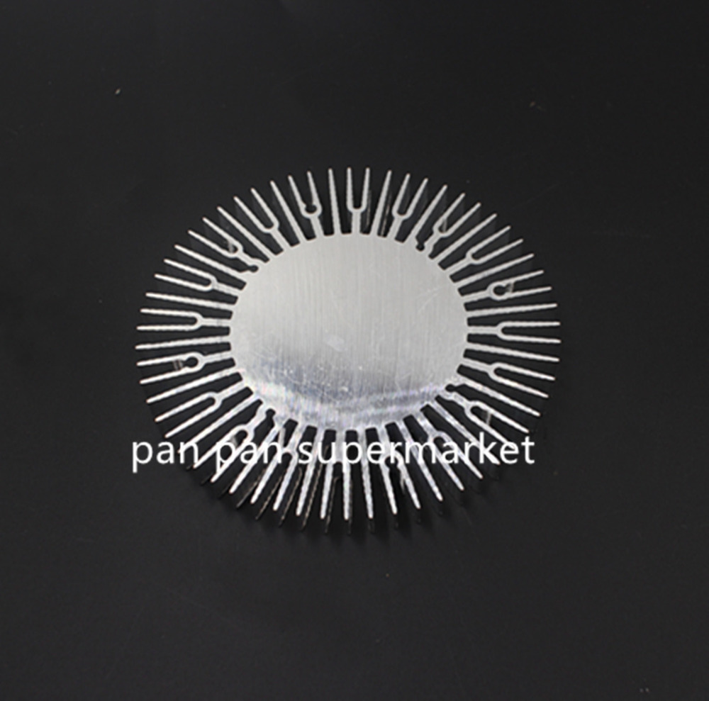 Disipador de calor de aluminio, 110x9mm, para luz LED COB de alta potencia de 20W, 30W, 50W, 100W, 2 uds.
