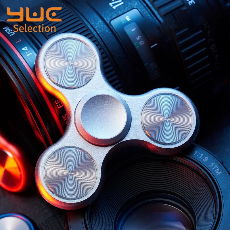 YUC Matte Alloy Hand Spinner Mute Bearing R188 Metal Finger Spinner Advanced feel Relief Stress Toy Kids Finger Fidget Spinner