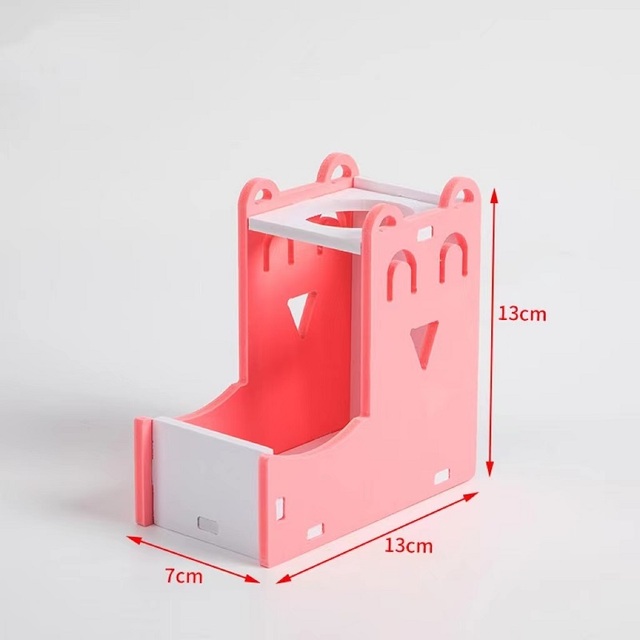 Abreuvoir Durable pour Hamster, petit porte-bouteille pour animaux de compagnie, mangeoire pour Hamster et lapin, Mini alimentation en eau mignonne, fournitures pour animaux de compagnie: Brun foncé