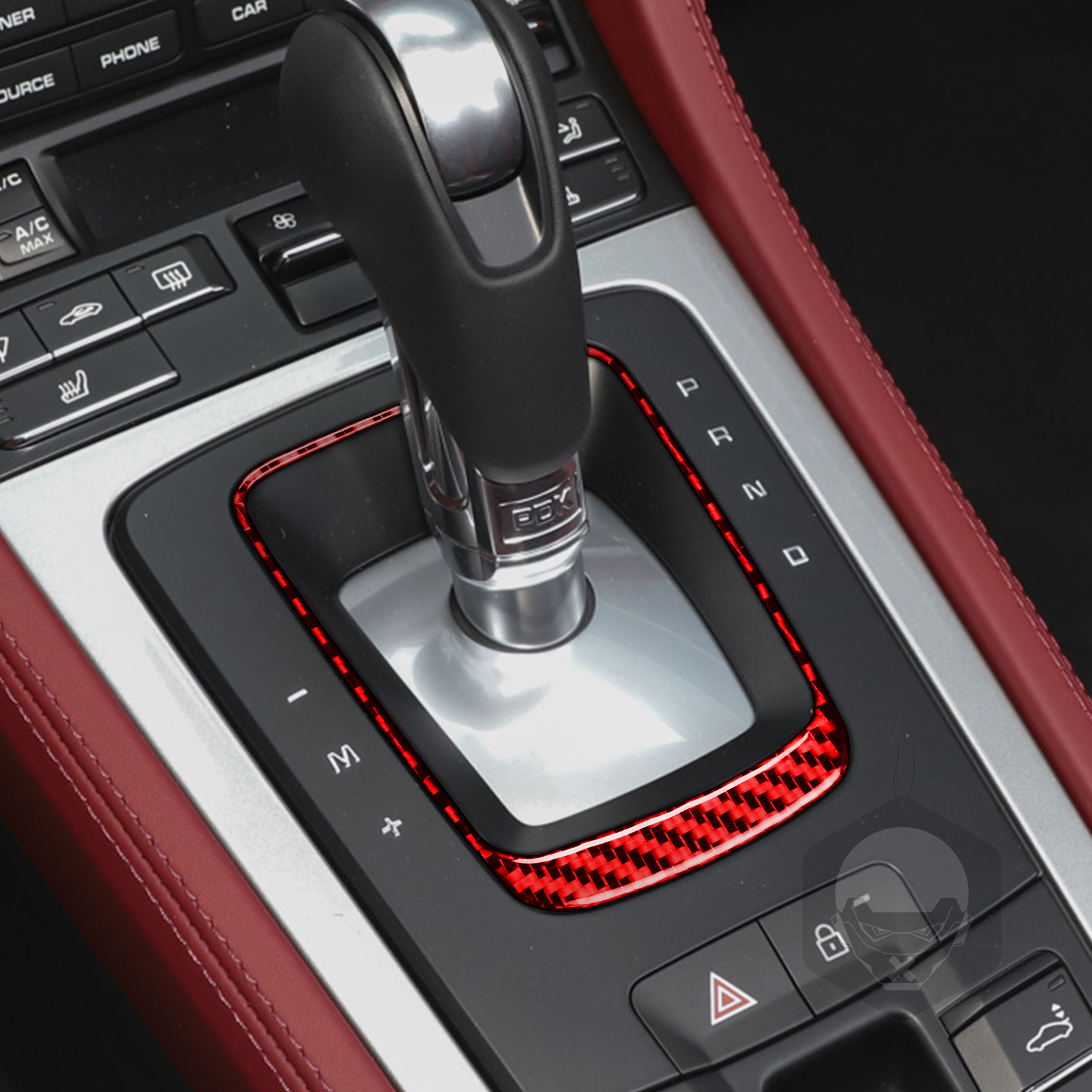 Voor Porsche Boxster Cayman 718 982 -2022 Auto Versnellingsbak Frame Trim Sticker Carbon Fiber Interieur Auto Accessoires