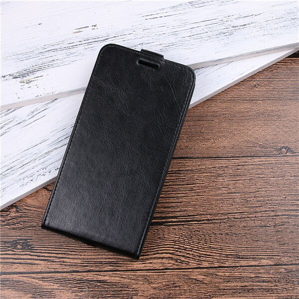 For Xiaomi Redmi 7A Case 5.45 inch Top Magnetic Vertical Book Leather Flip Case on for xiaomi Redmi 7A 7 A Cases Cover: black